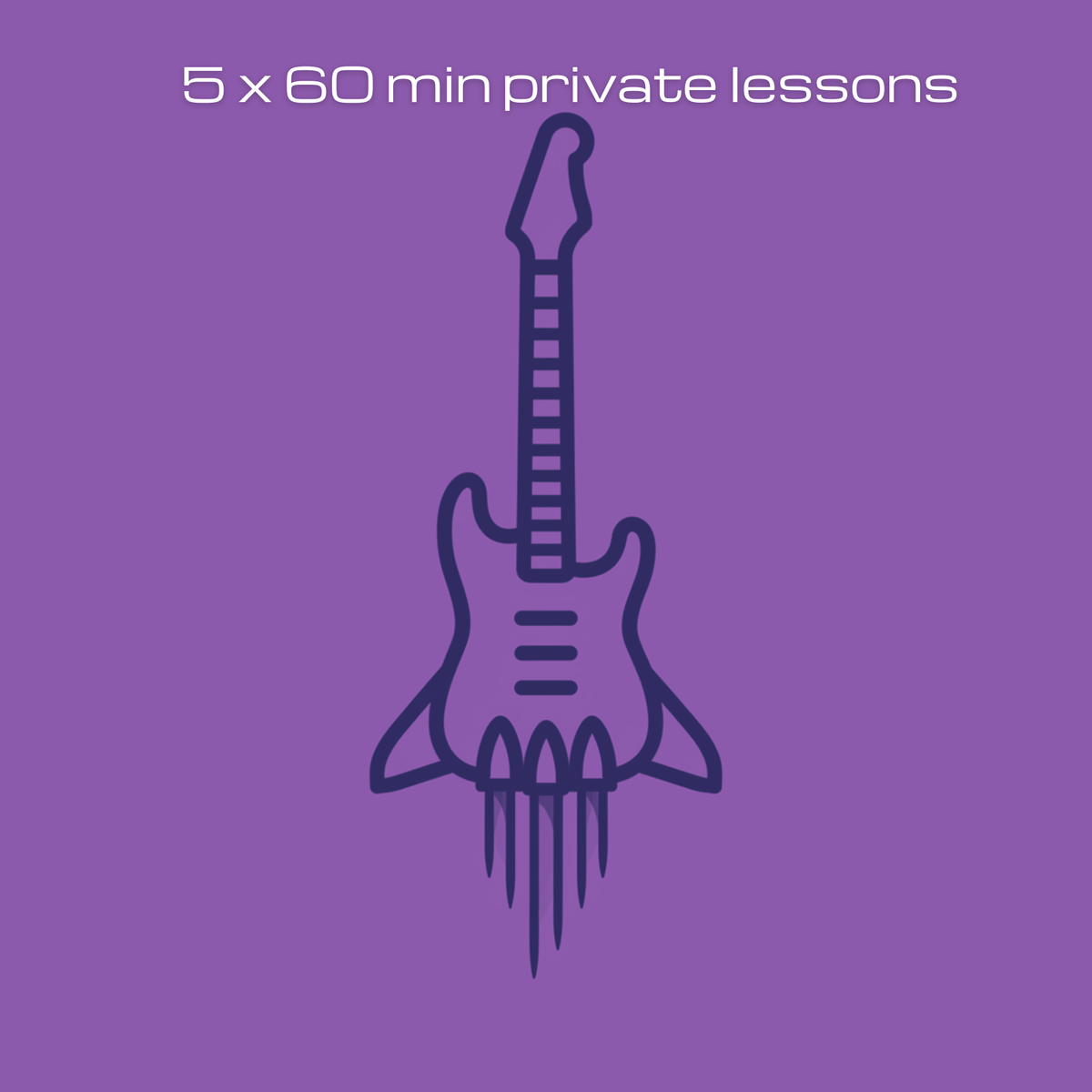 5 x 60 min private lesson